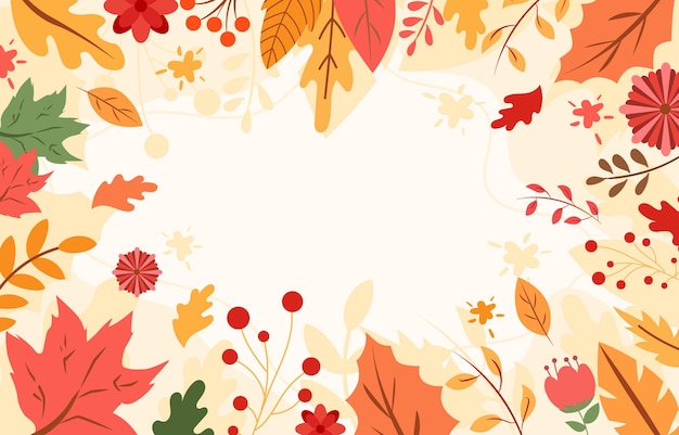 Fall Floral Background