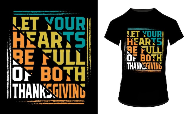 fall thanksgiving day t shirt design