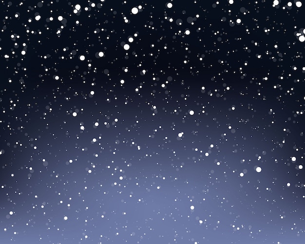 Falling snow background