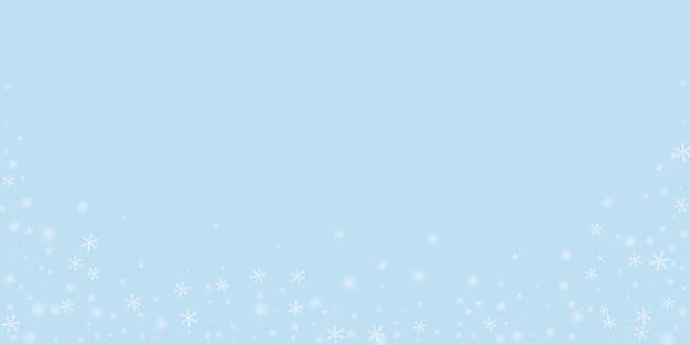 Falling snowflakes christmas background Subtle