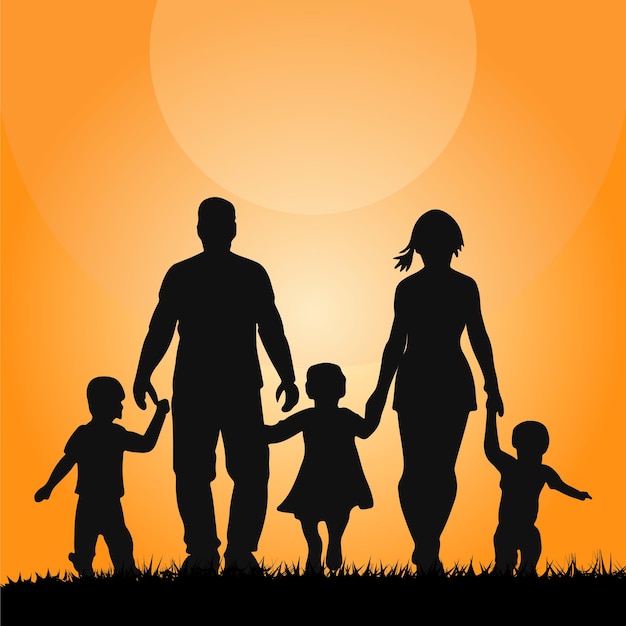 Families Silhouette