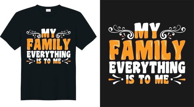 Family day t shirt design