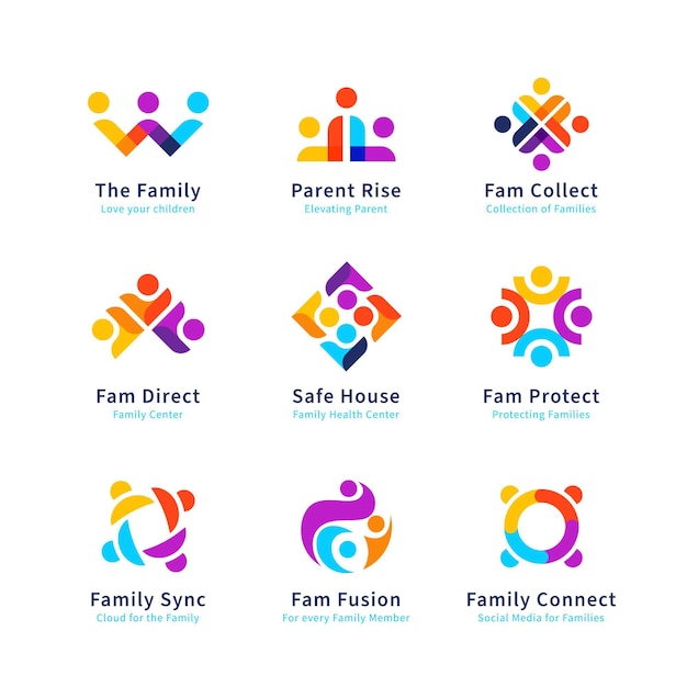 Family logo collection