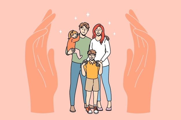 Family protection and care concept