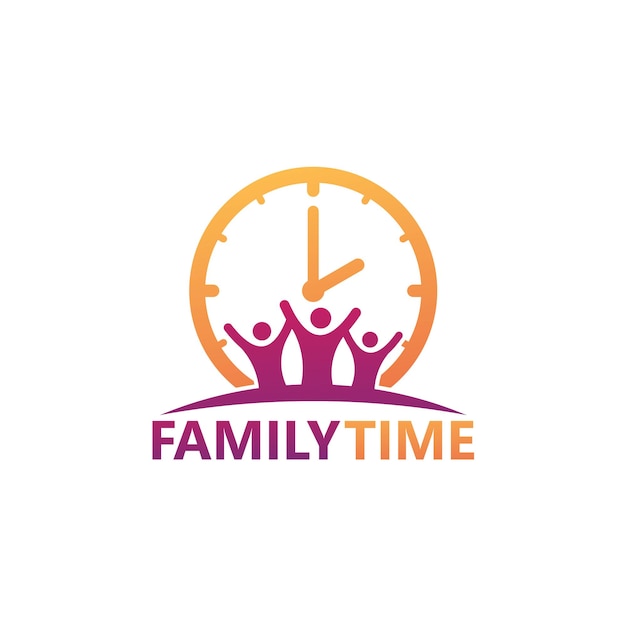 Family Time Logo Template Design