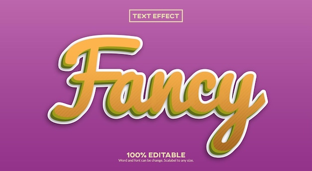 Fancy 3D Text Effect