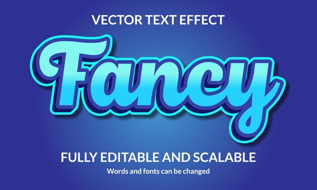 Fancy Editable 3D text style effect