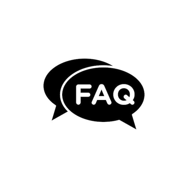 Vector faq icon