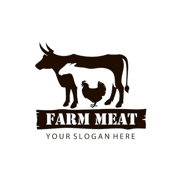 farm animals label