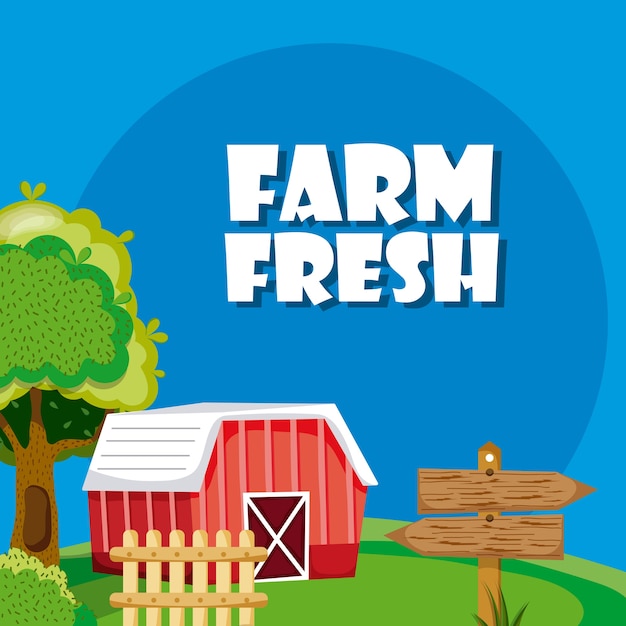 Farm fresh cartoons