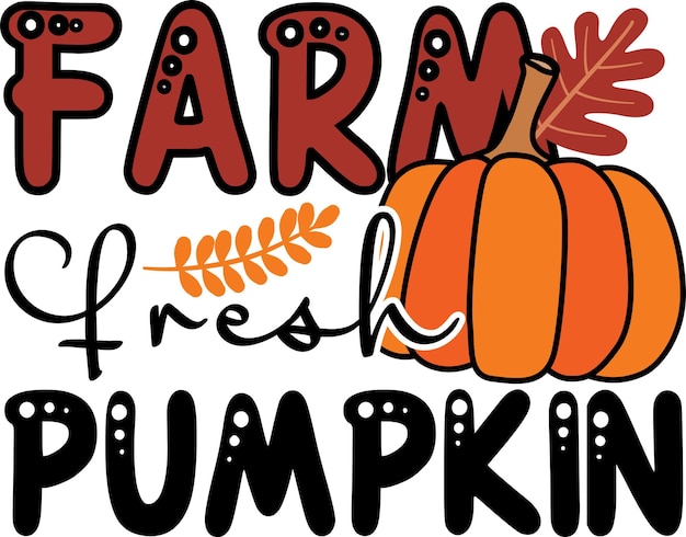 Farm Fresh Pumpkin Autumn Fashion Designs