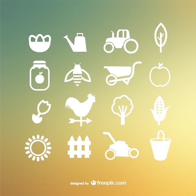 Vector farm icons