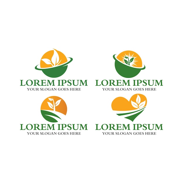 Farm logo agriculture logo vector