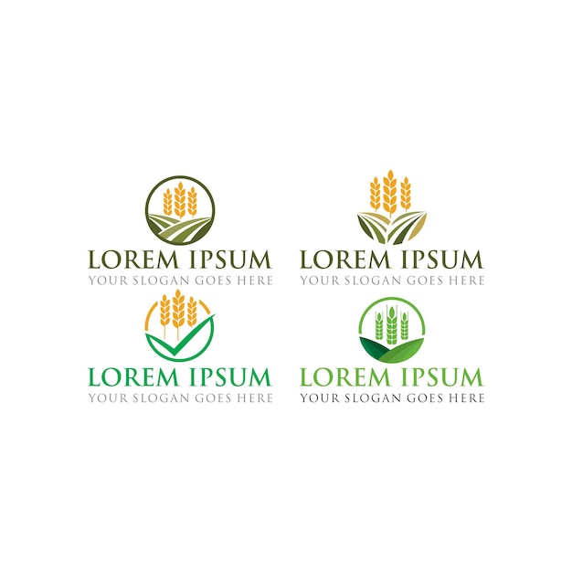 Farm logo agriculture logo vector