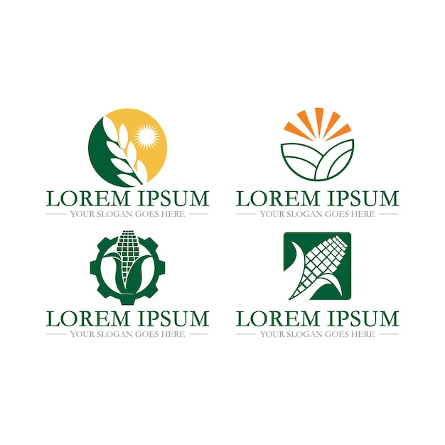 Farm logo agriculture logo vector