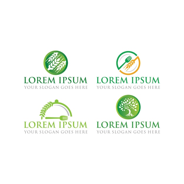 Farm logo agriculture logo vector