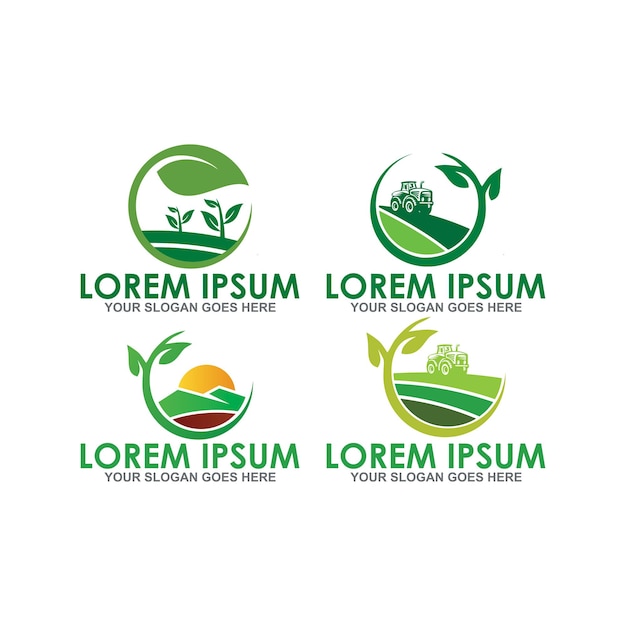 farm logo  agriculture logo vector