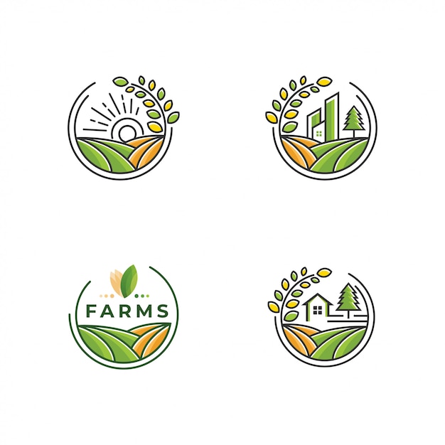 Farm logo collection