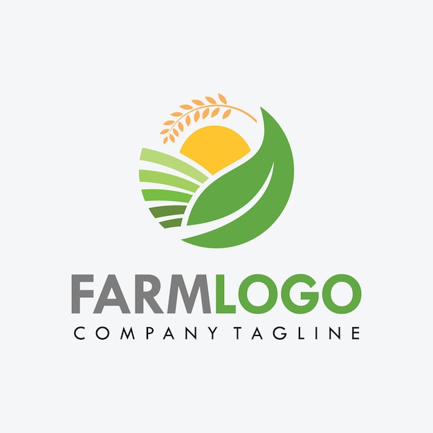 Farm Logo Design Nature Concept