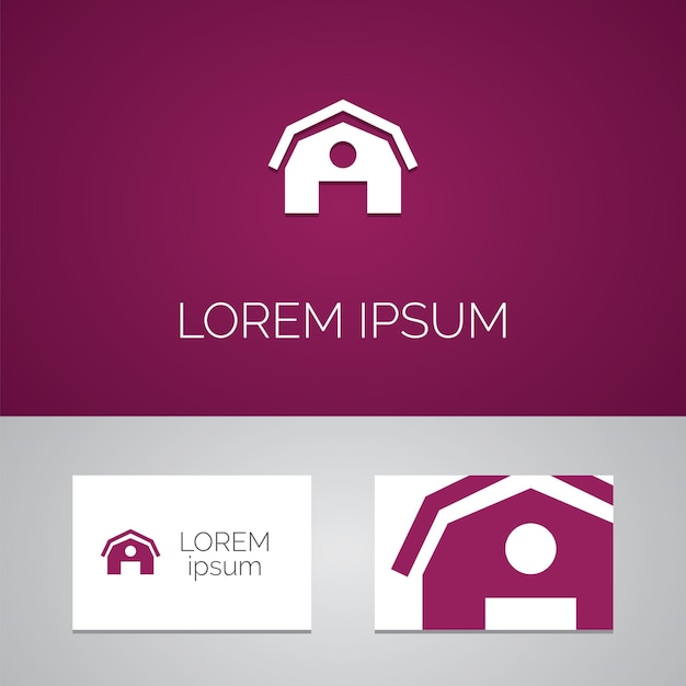 Farm logo template icon