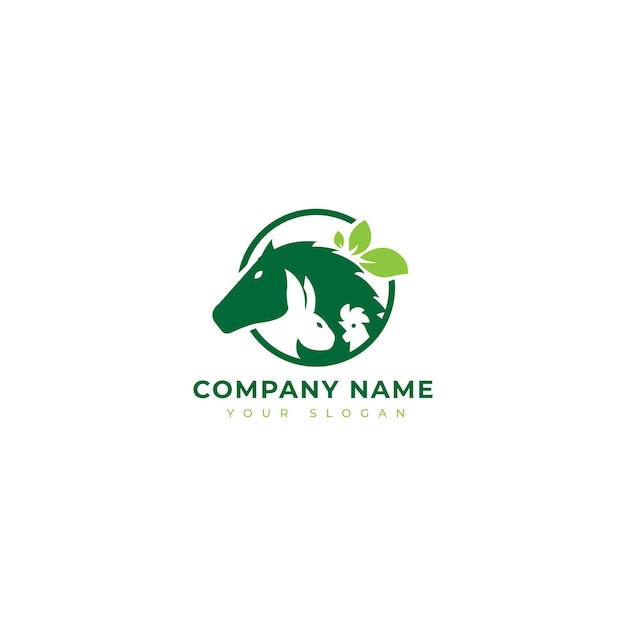 Farm logo vector design template