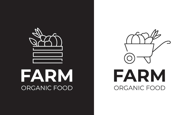 Farm logo vector