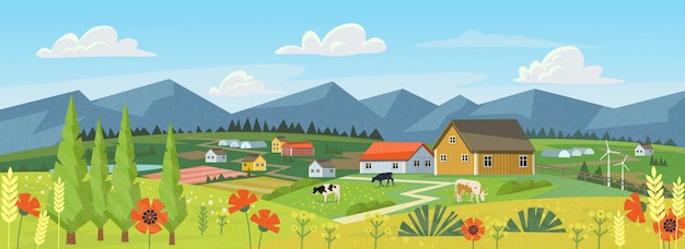 Farm panorama