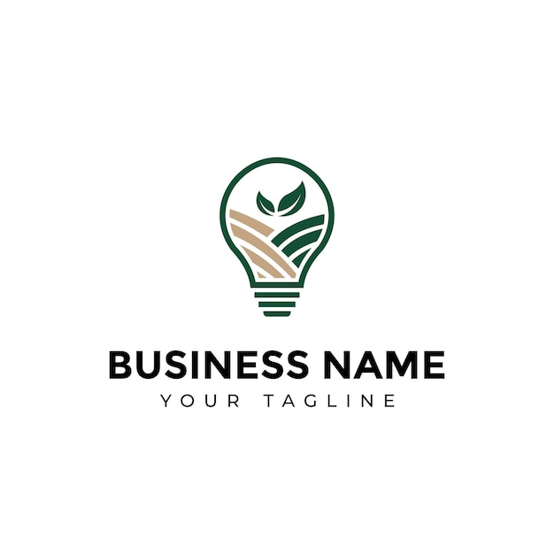 Farmer bulb logo idea