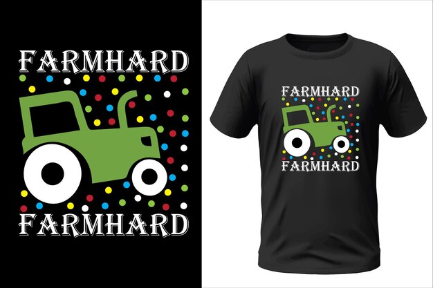 Vector farmer tshirt design