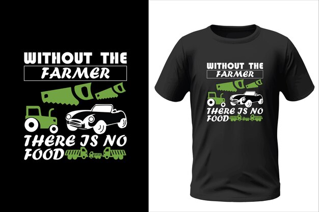 Vector farmer tshirt design