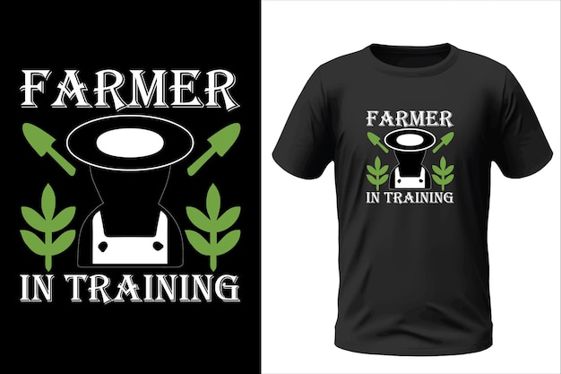 Vector farmer tshirt design