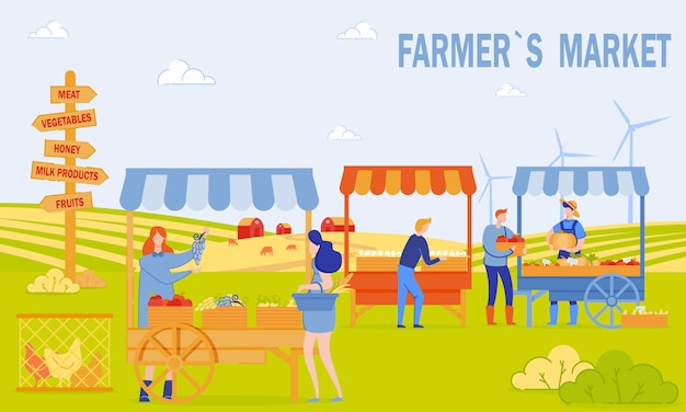 Farmers market banner