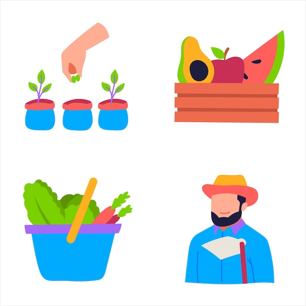 Farming and Gardening Sticker Pack 2