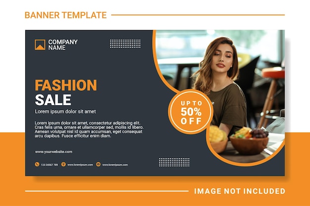 Fashion banner template