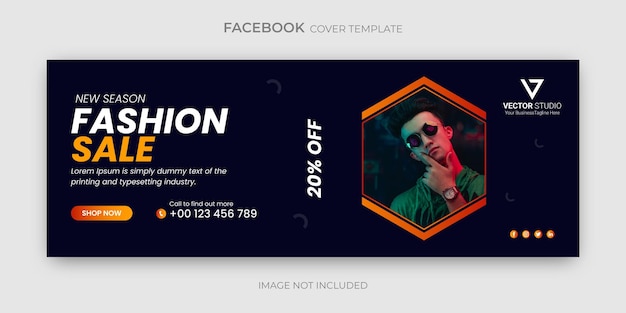 Fashion Facebook Cover Template