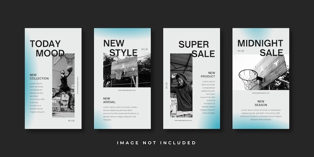 Fashion instagram stories template