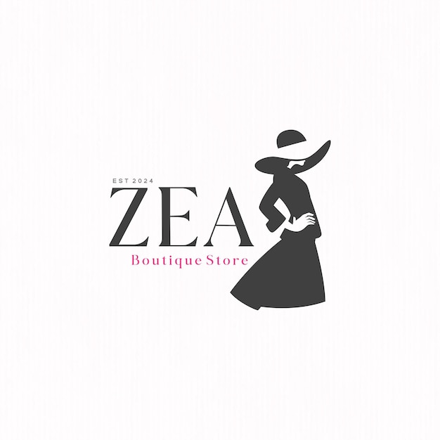 Vector fashion logo design template