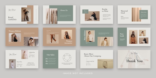 Fashion Minimalist Powerpoint Presentation Keynote Template