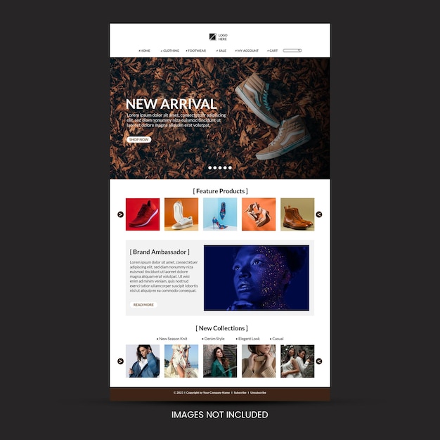 Fashion Newsletter Design Template