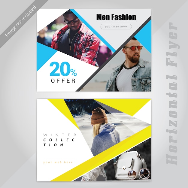 Fashion Offer Social Media Horizontal Banner Design