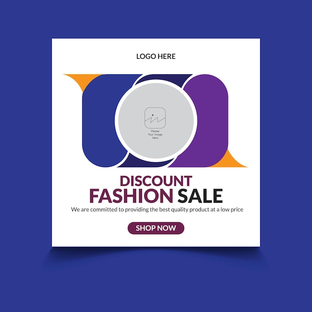 Fashion sale ads banner design New arrival fashion social media design