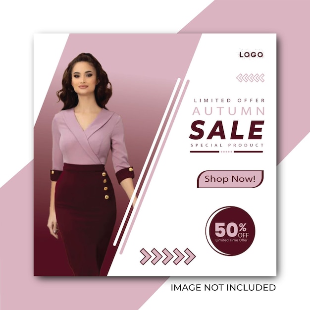 fashion sale banner template