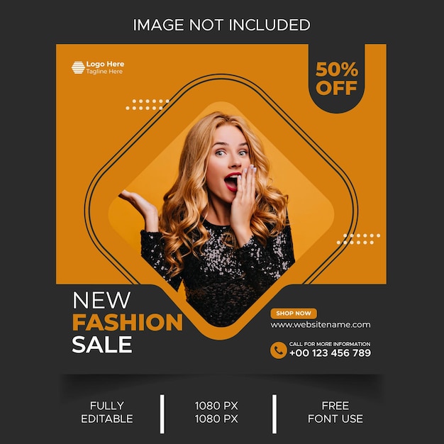 Fashion Sale Instagram Banners or Social Media Posts