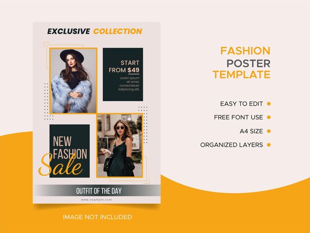 Vector fashion sale instagram post and social media banner template