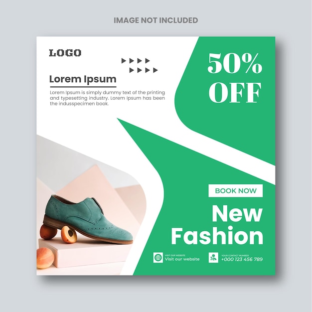 Fashion sale Instagram posts and Social media posts Suitable for web banners advertising banner