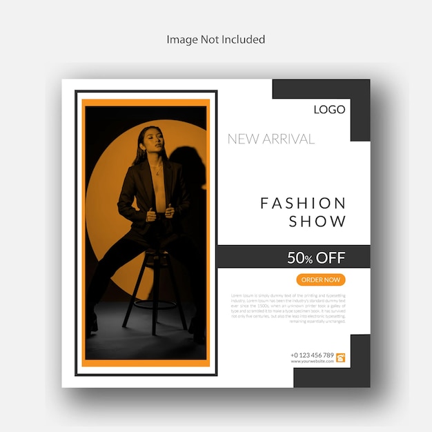 Fashion sale Post design Template