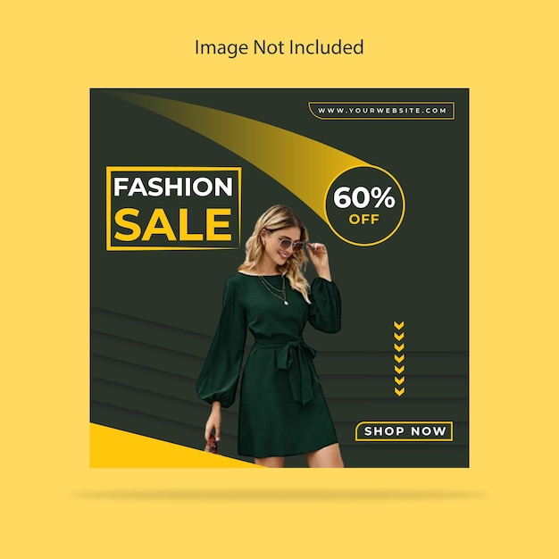 Fashion sale post template