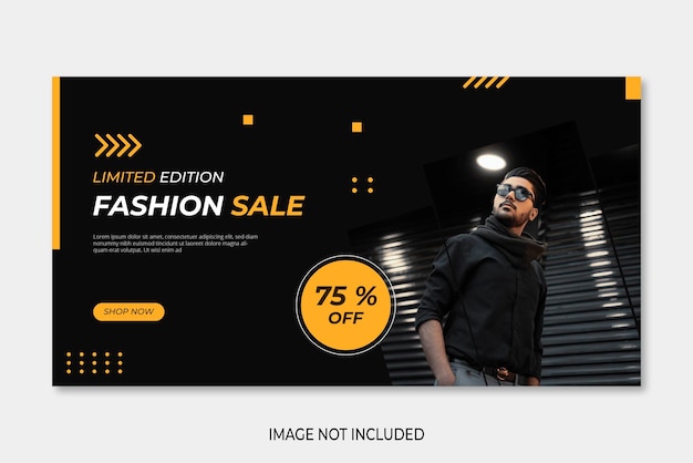 Fashion Sale Social Media Cover template