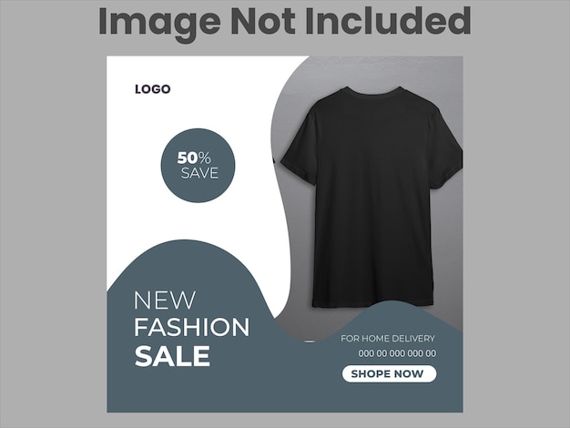 Fashion sale social media post design