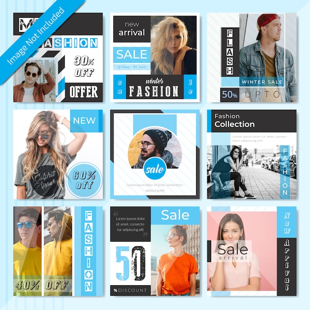 Fashion Sale Social Media Post Template